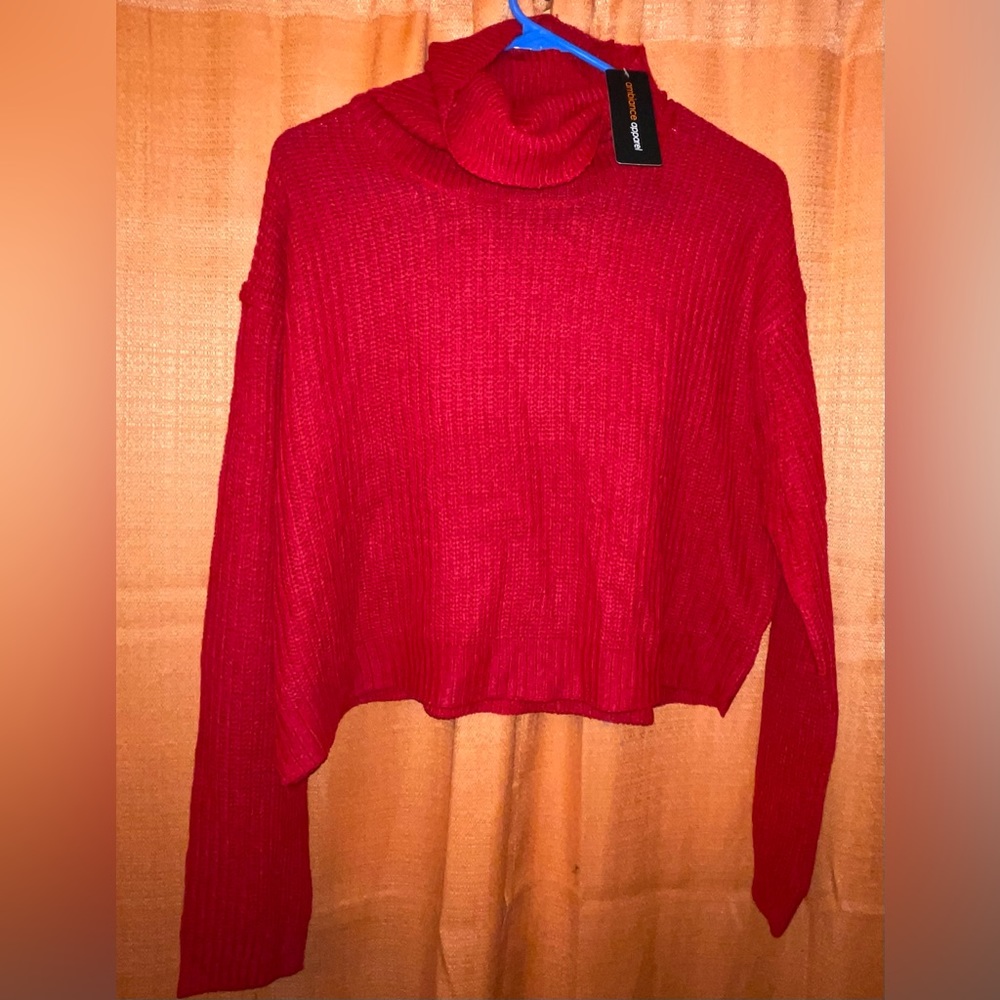 Ambiance Apparel: Red Sweater